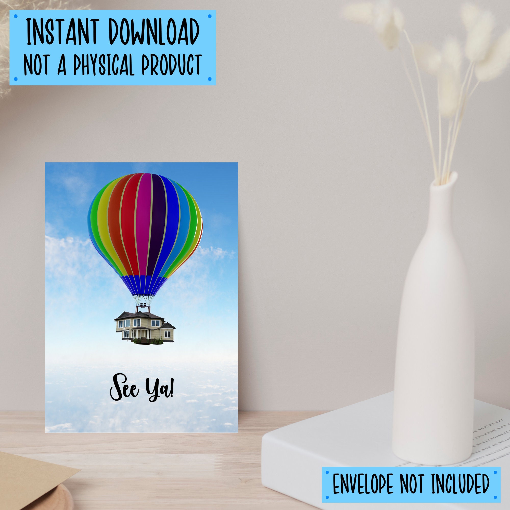 Move Out Card Moving Away Card Printable, Card for Someone Moving Away, Going Away ...