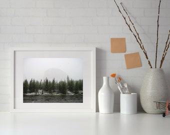 Snowy Mount Haynes, Yellowstone National Park | 8x10 Wall Art Landscape Photography Print and Blank Greeting Card with Envelope
