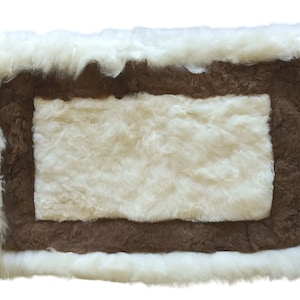 Picture Frame Alpaca Peru Rug Throw Wall Hanging Pillow