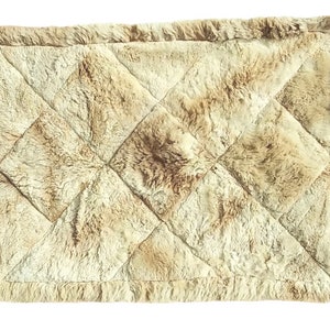 Champagne Diamonds Alpaca Peru Rug Throw Wall Hanging