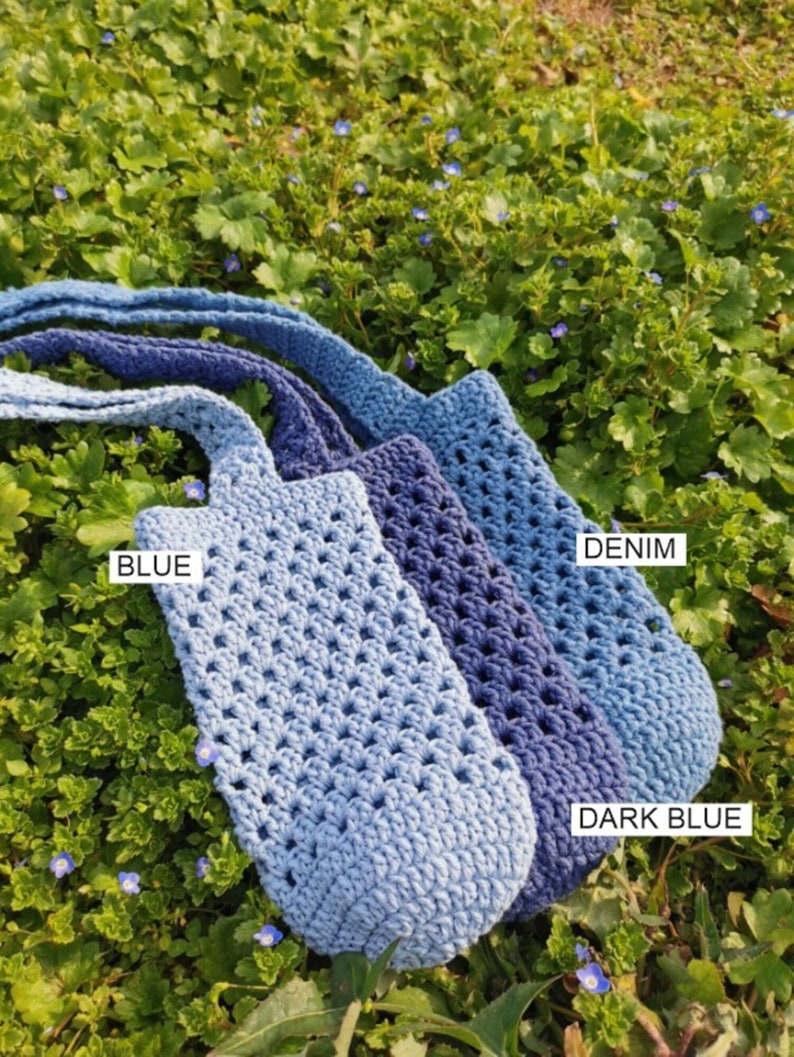 Crochet Water Bottle Holder, Cell Phone Holder, Water Bottle Carrier, Crossbody Bag, Water Bottle Bag, Gifts for Her, pink crochet bag, water bottle sling,