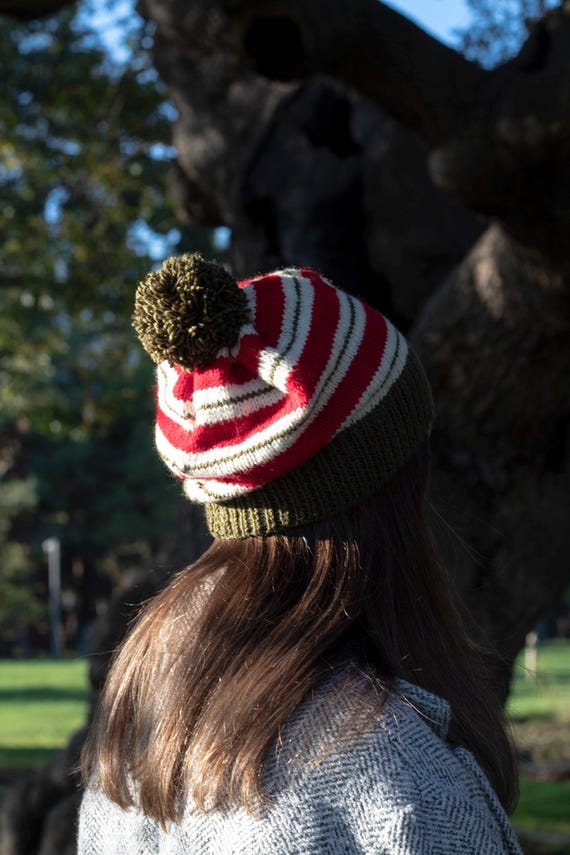 3 Hand Knit Beanies The Westcoaster - Hand-knit Norwegian Winter Wool Beanie Hat  main image 3