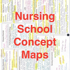Mappe concettuali della scuola infermieristica (37 mappe concettuali completate)