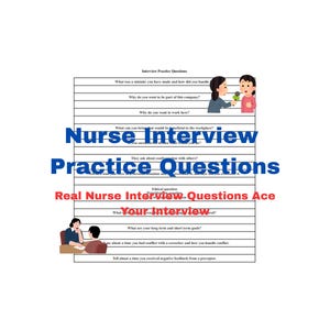 Preguntas de práctica para la entrevista de enfermería