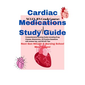 NCLEX-RN Crash Course: Cardiology Medications