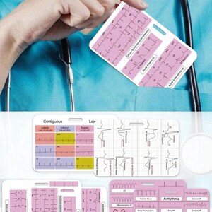 AMIGA DO DISTINTIVO DE ECG | Conjunto de 3 Cartões