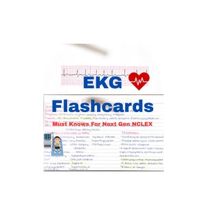 ECG Rhythm Note Cards in a PDF Format