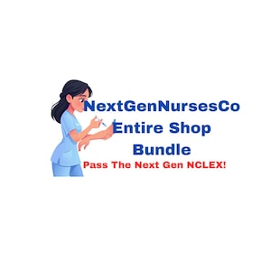 Bundel met studiegids voor verpleegscholen: medicijnen, NCLEX-voorbereiding, rapporten (pdf)