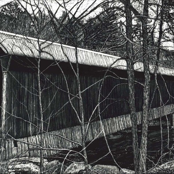 Bridge Note Card Etsy