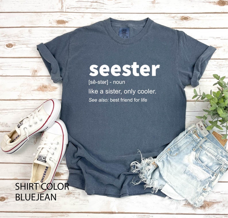 Seester Noun Shirt Seester Definition Tee Best Sister Gift - Etsy