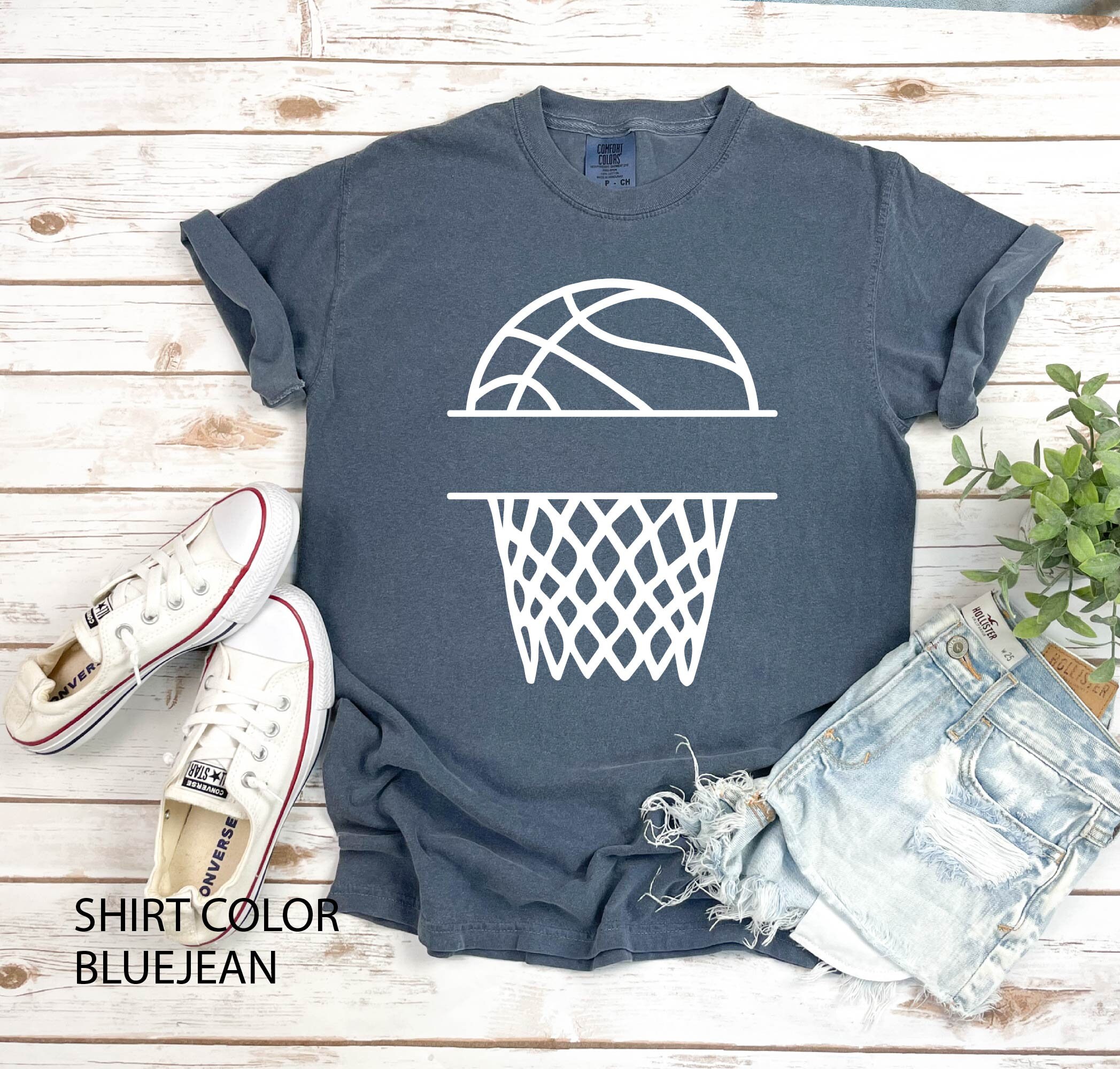 Customized Name Basketball Court Comfort Colors Shirt - Etsy