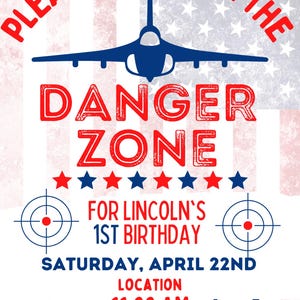 Top ONE Birthday Party Invitation
