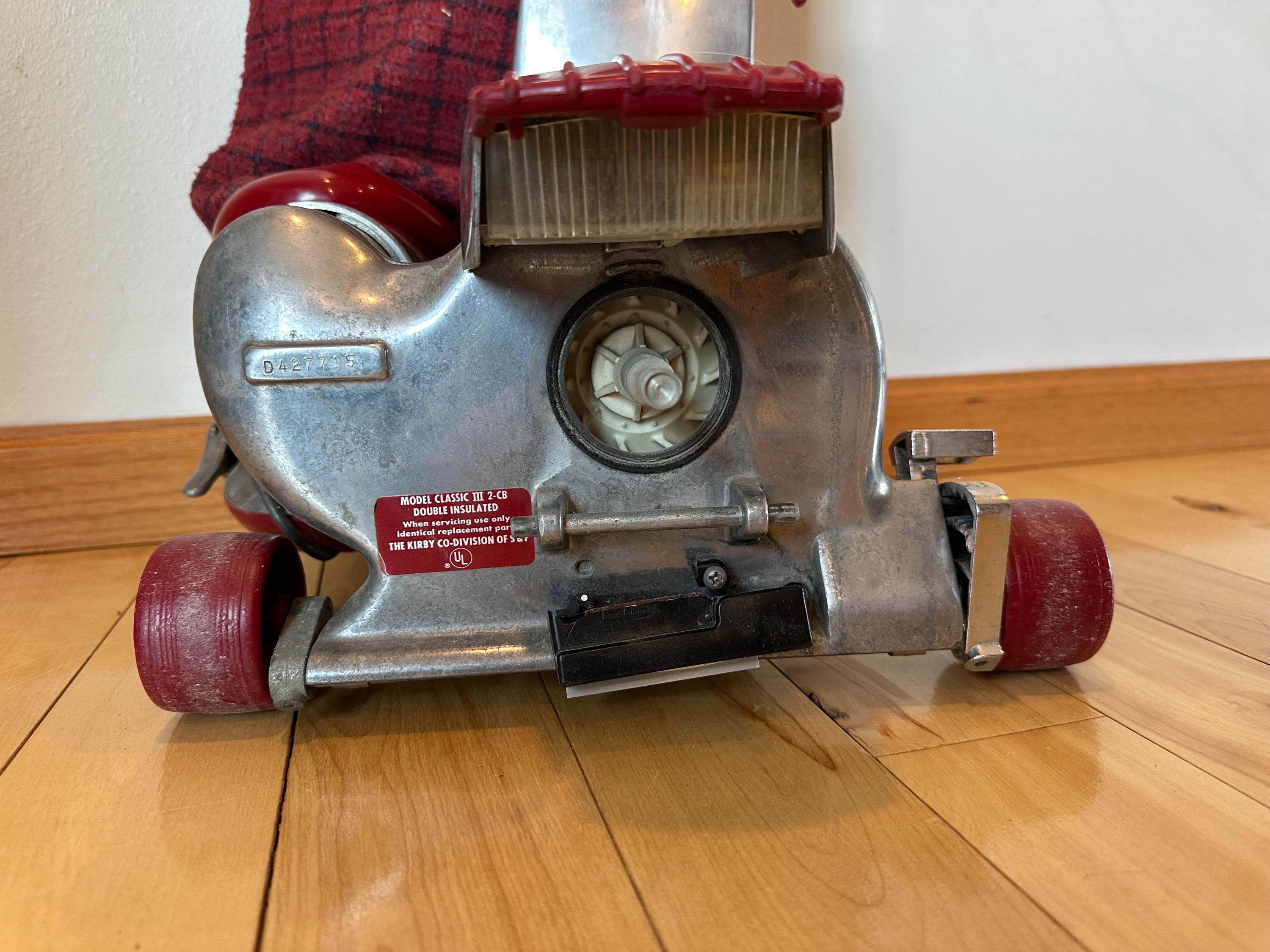 Kirby Classic III 2-CB Red Vacuum Cleaner 1976 Vintage Parts ONLY Read ...