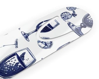 Lesezeichen Cocktail aus Aluminium – Stilvolles Cocktail Design, Geschenk für Leseratten