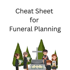 Funeral Planning Sheet - Etsy
