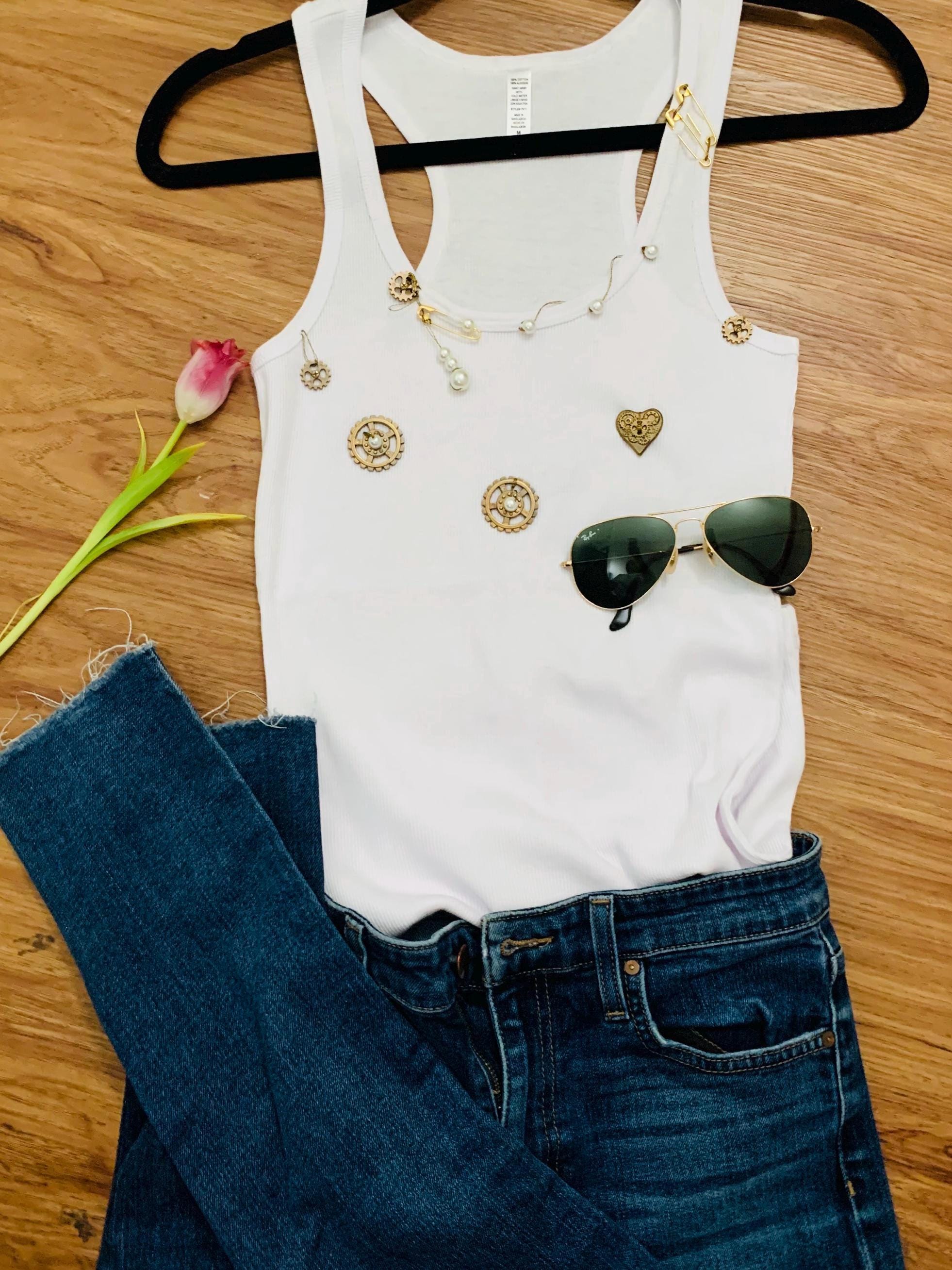 Safety Pin Tank Top - Etsy