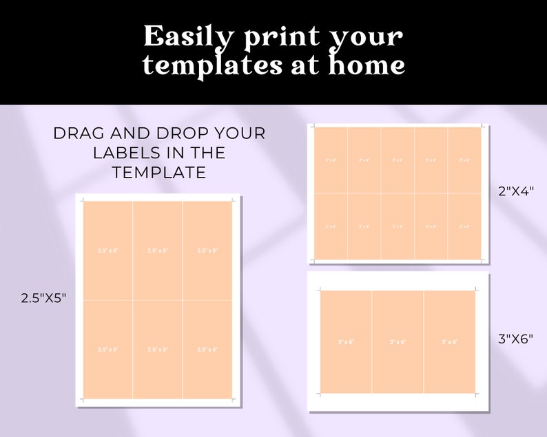 Editable Label Template, Custom Packaging, Box Seal, Printable Parcel ...
