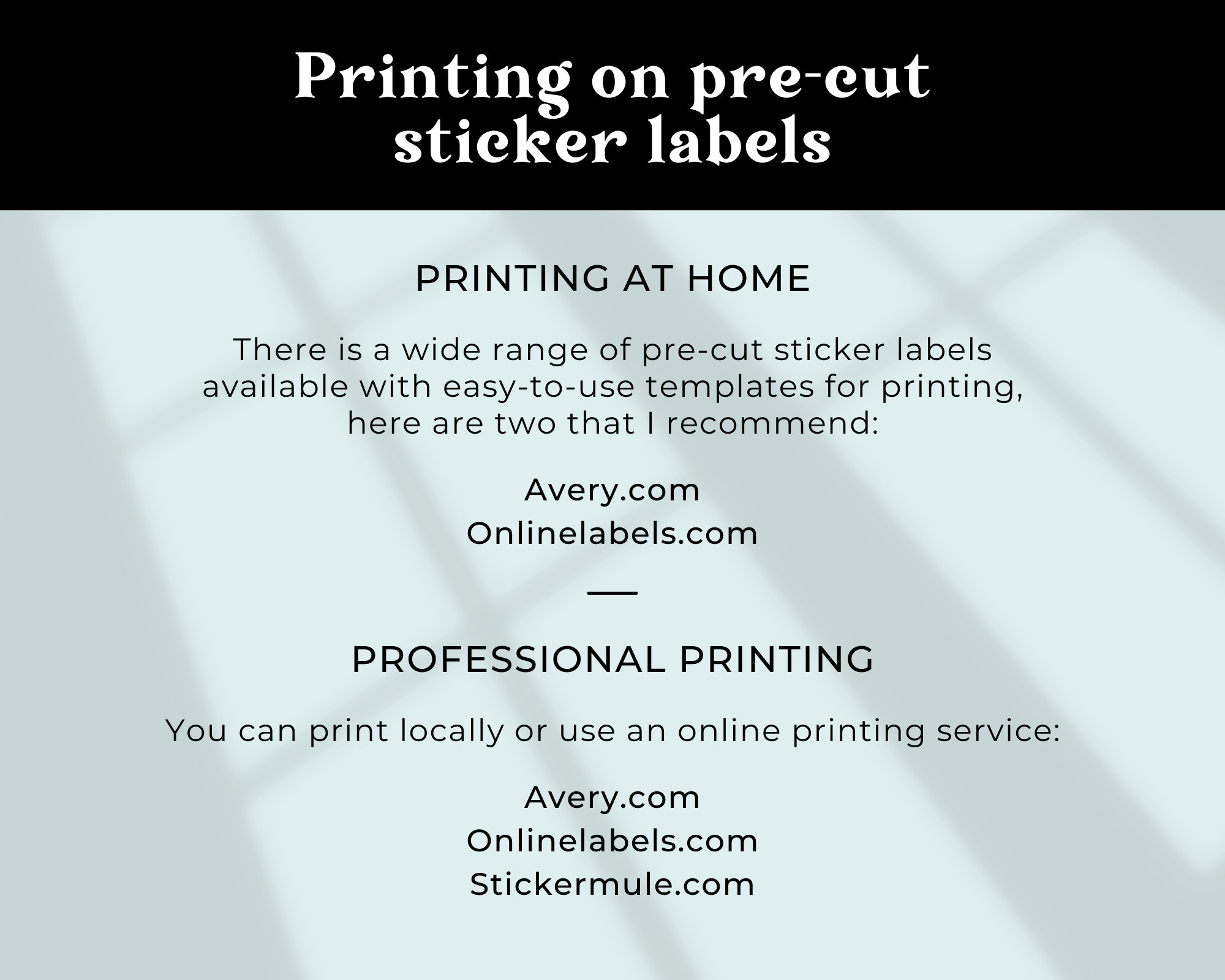 Editable Label Template for Small Businesses, Custom Packaging ...