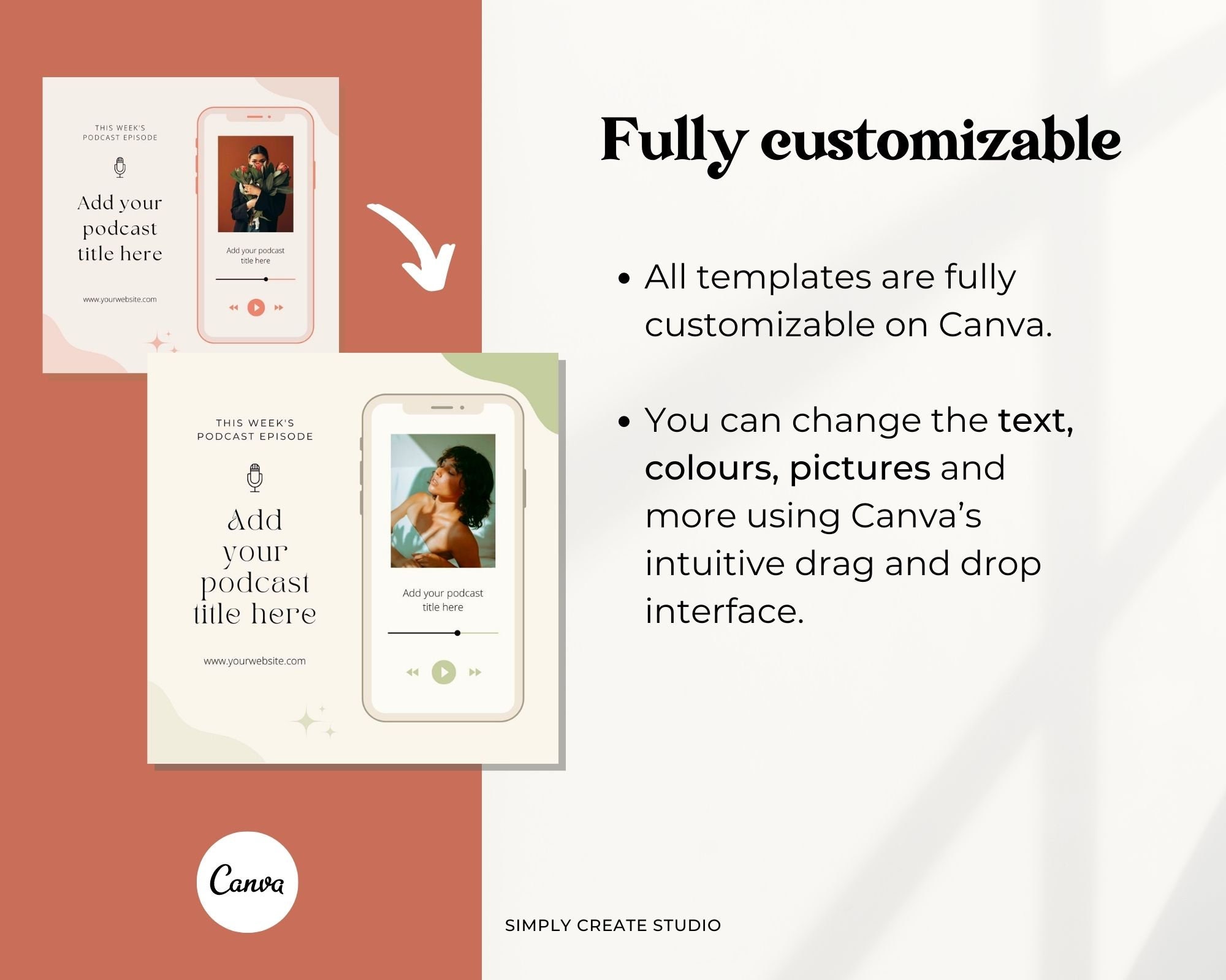 Coaching Instagram Posts, Canva Template, Life Coach Instagram Template ...