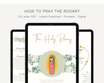 How to Pray the Rosary Guide (Digital Download)