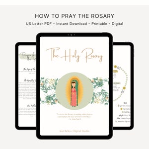 How to Pray the Rosary Guide (Digital Download)