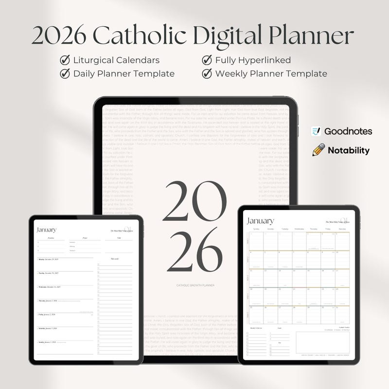 Faith 2026 Planner Etsy