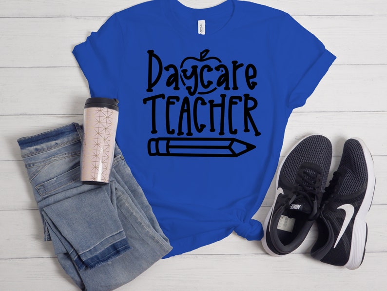 Daycare Teacher Tshirt Childcare Staff Tshirt Daycare Etsy