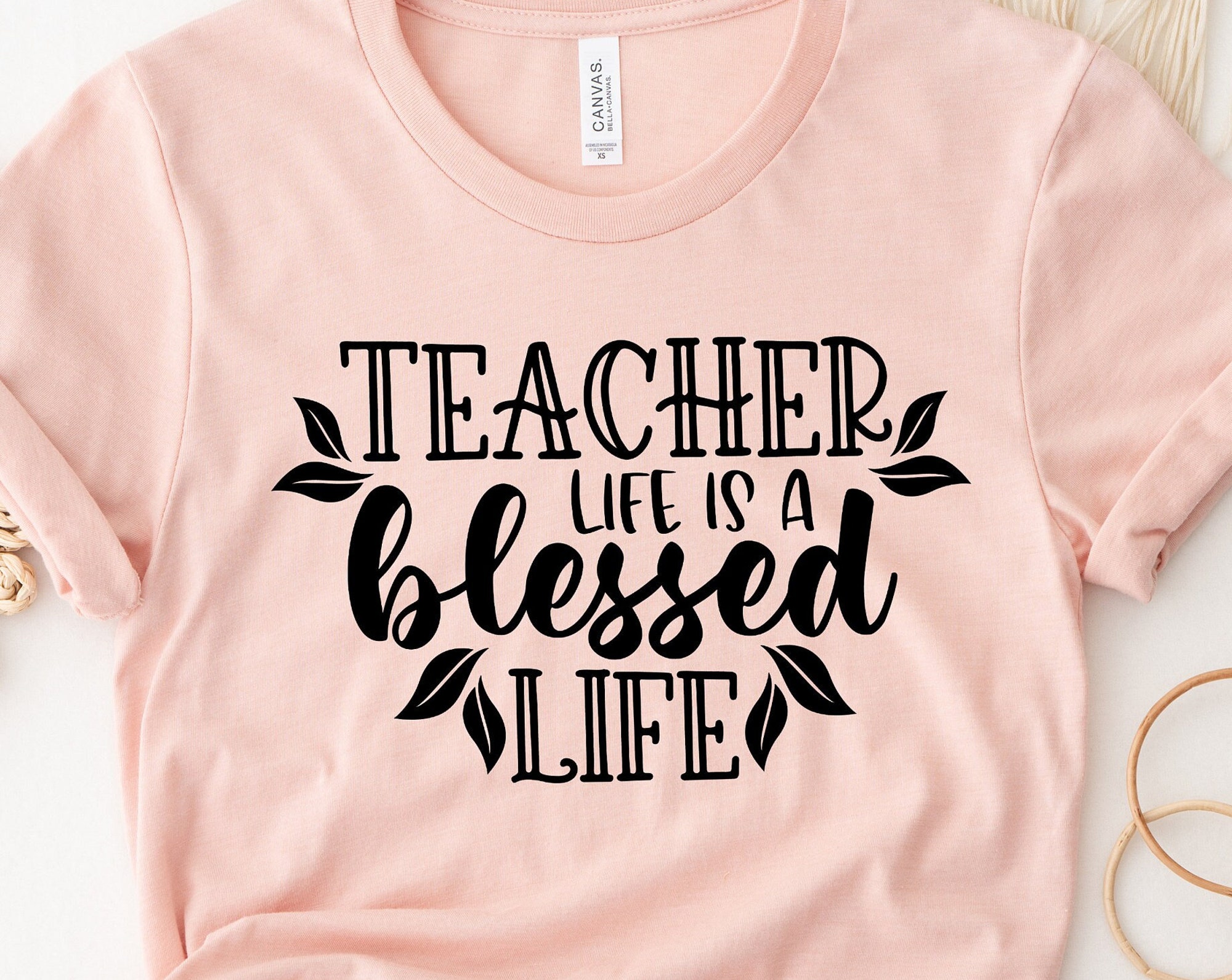 Discover Teacher Life Is A Blessed Life Teacher T-shirt