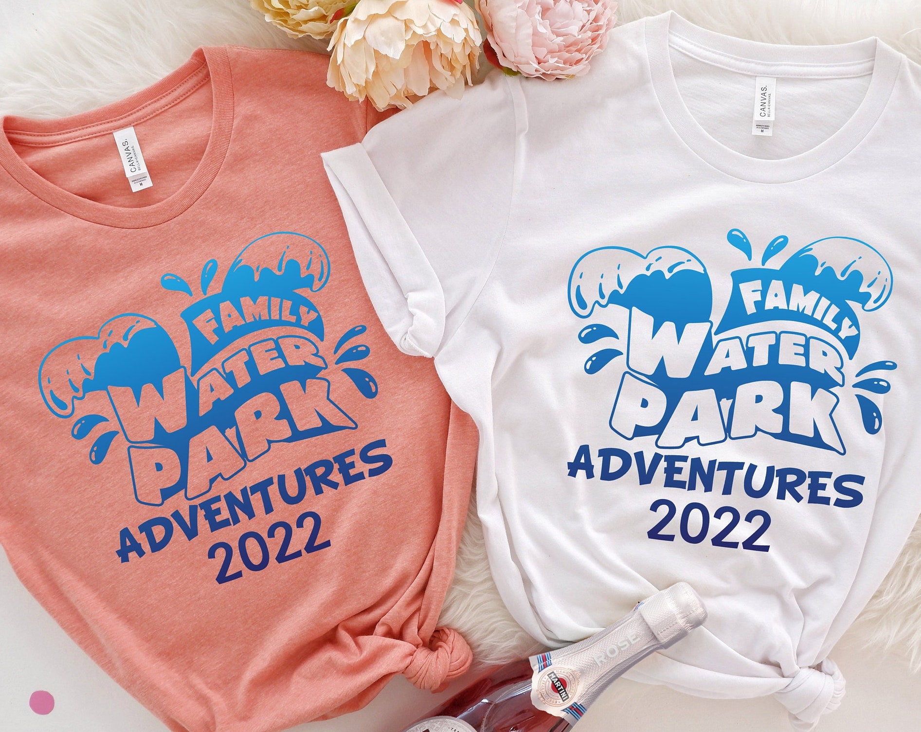 Family Waterpark Adventures 2022 Waterpark Adventures With Besties Shirt