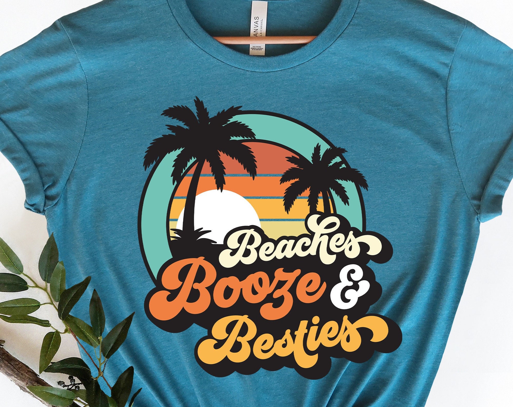 Discover Beaches Booze Besties,2022 Girls Vacation Shirt