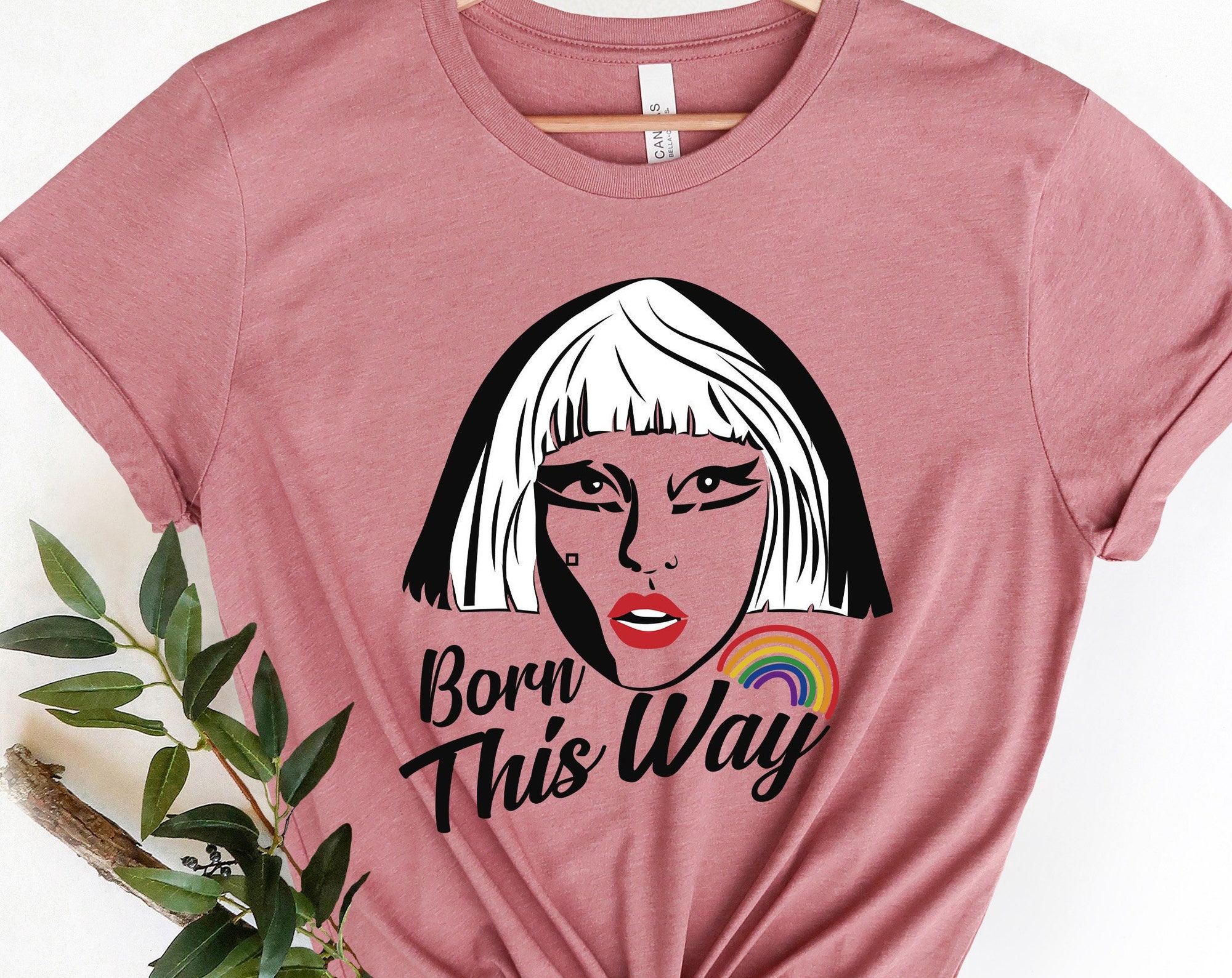 Discover Born This Way Rainbow Ldy Gaga Shirt