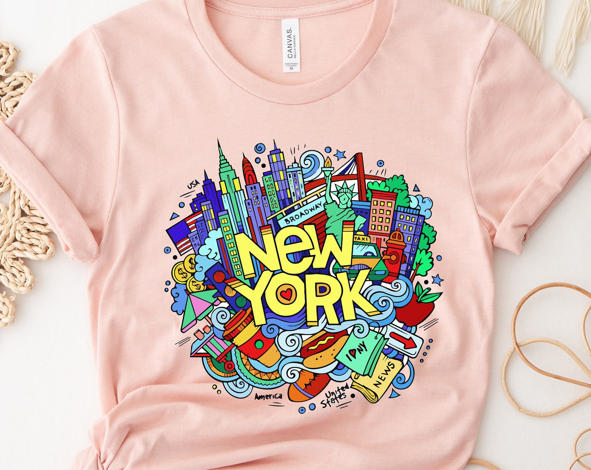 New York Shirt,New Yorker NYC Trip Shirt