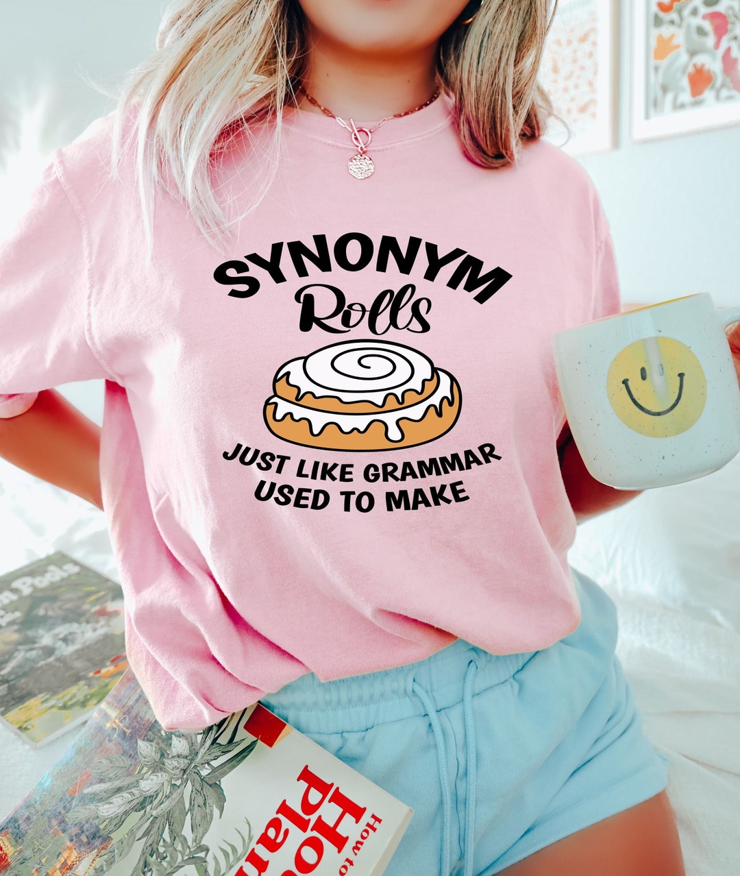 Synonym Rolls Shirt Funny Grammar Shirt Funny Punctuation Etsy Singapore