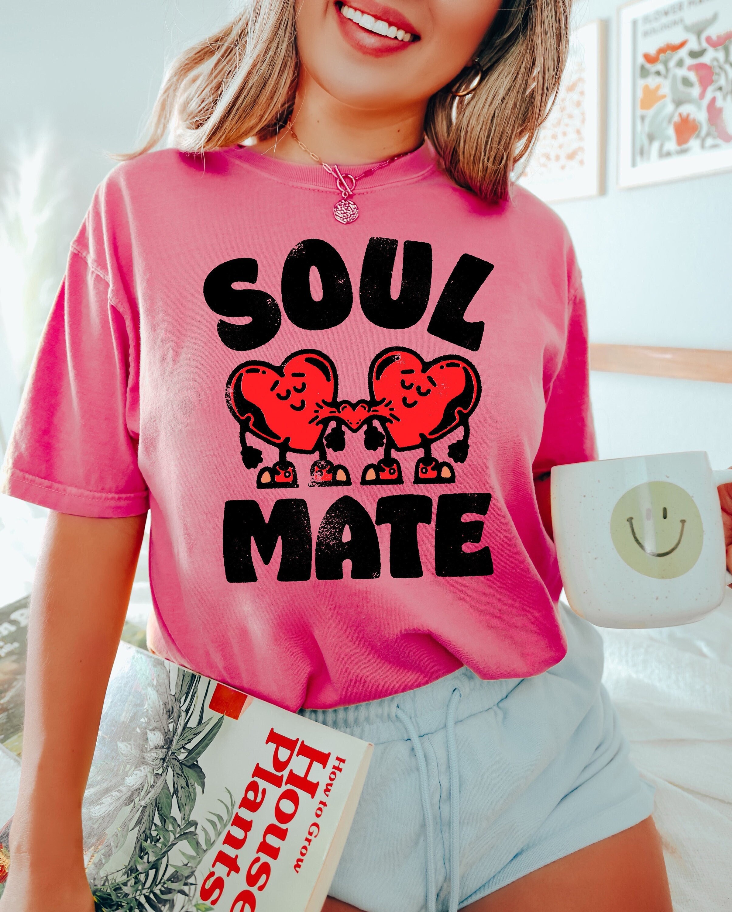 Soulmate Cute Couple Hearts Shirt