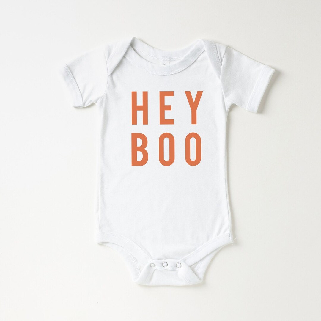 HEY BOO Onesie Baby Halloween Onesie Boo Babe Fall Etsy