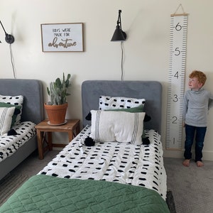 Numeric Canvas Growth Chart | Wall Chart for kids | birthday gift | keepsakes | height chart for kids | modern height chart