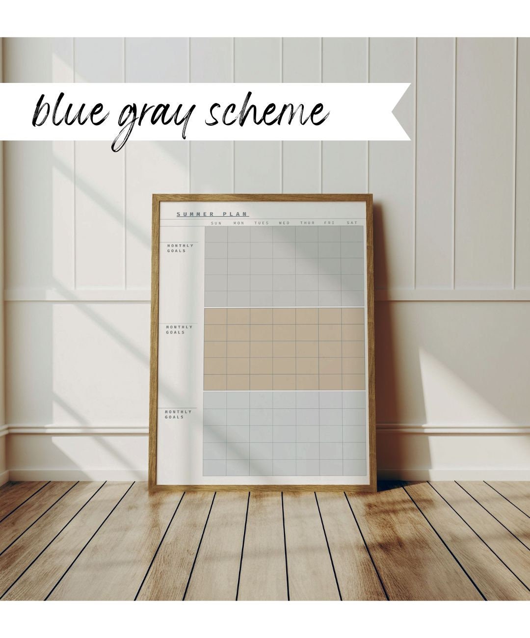 Summer Plan 3 Month Blank Calendar Summer Calendar Summer Break to Do ...