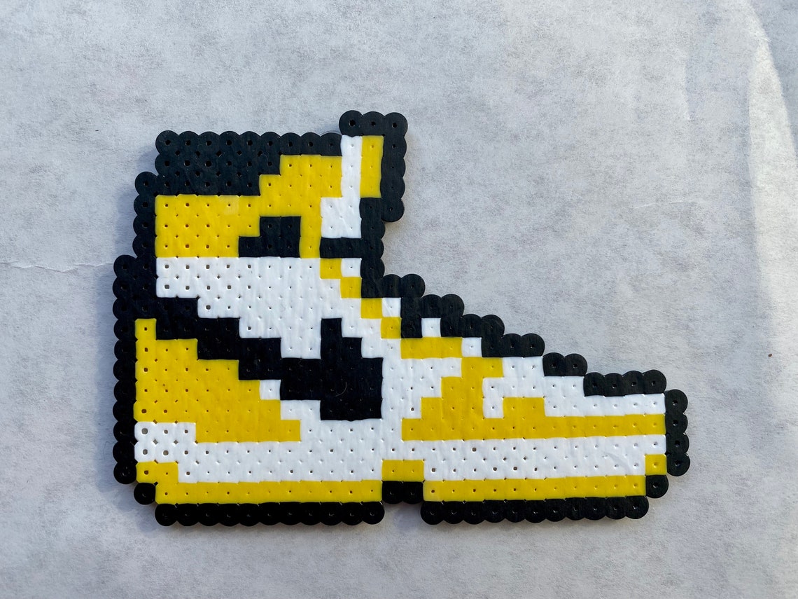 Perler Bead Jordans Fuse Bead Shoes Nike. Etsy