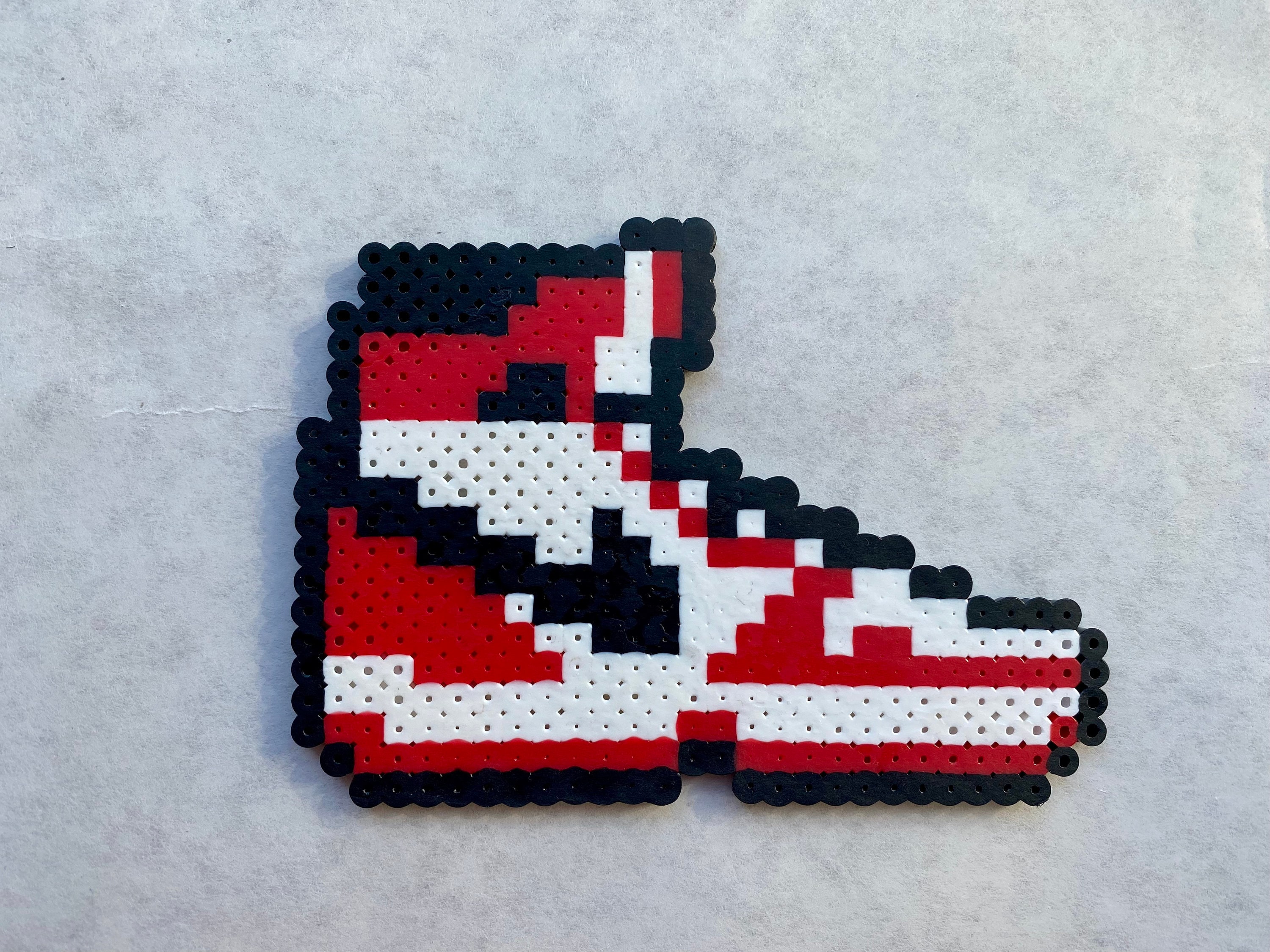 Perler Bead Jordans Fuse Bead Shoes Nike. Etsy