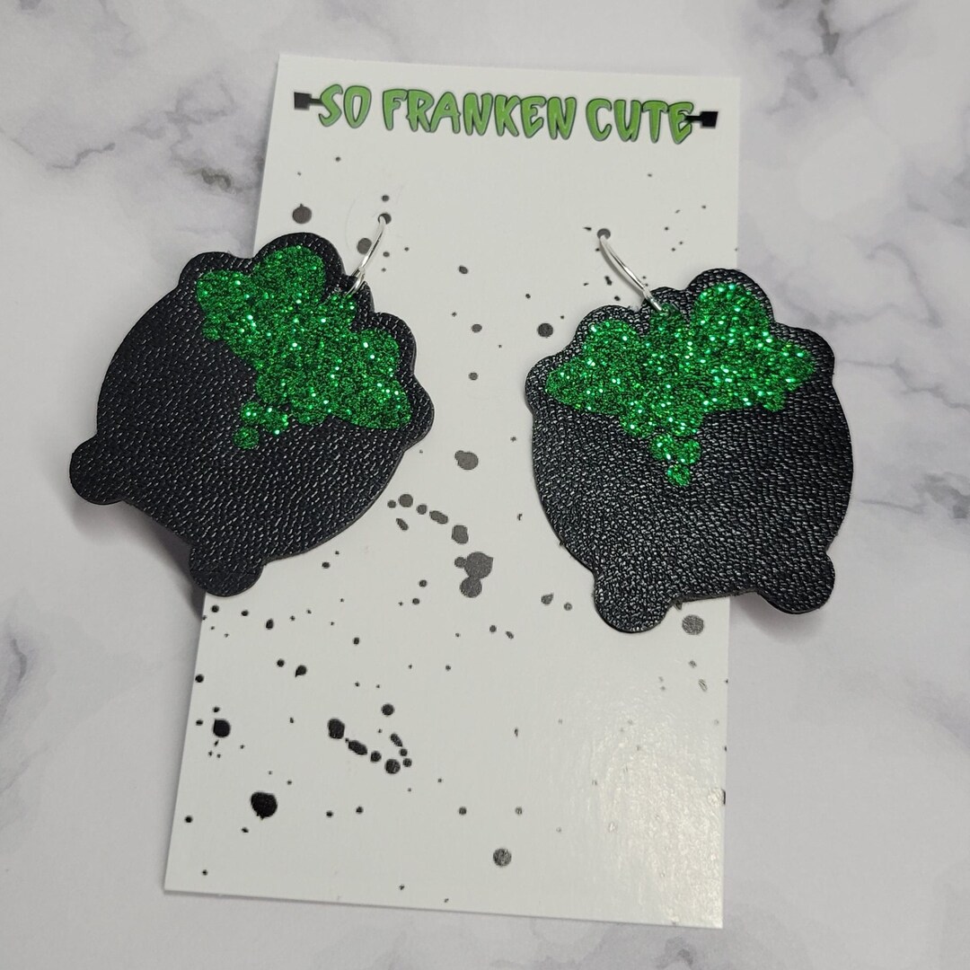 Glitter Cauldronbubbling Cauldronfaux Leather Etsy