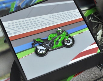 Kawasaki Ninja ZX-10RR Enamel Pin: Motorcycle Lapel Badge - Etsy