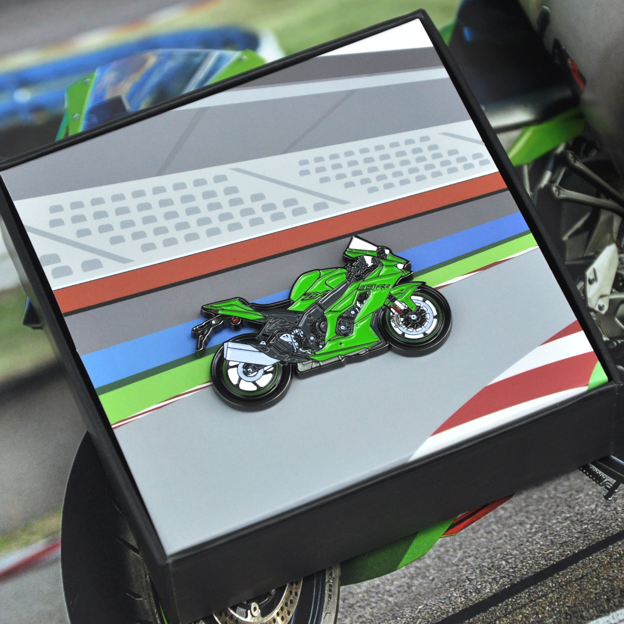 Kawasaki Ninja ZX-10RR Enamel Pin: Motorcycle Lapel Badge - Etsy