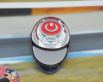 Broche de esmalte do capacete de Marc Márquez: MM93 MotoGP Racing - Presente