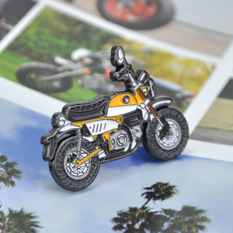 Honda Monkey 125 Enamel Pin: Retro Mini Trail Bike Badge - Etsy