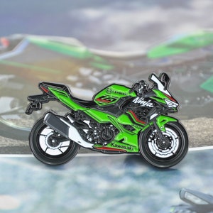 Kawasaki Ninja 400 Pin Display Motorbike Badge Gift for Boyfriend Soft Enamel Pins Brooch Road Racing Sports Motorcycle for Rider Biker Fans