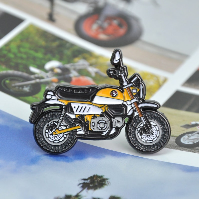 Honda Monkey 125 Enamel Pin: Retro Mini Trail Bike Badge - Etsy