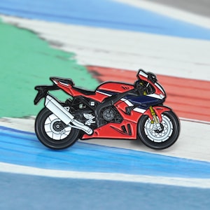 Custom Pin Buttons Honda cbr1000rr-r Fireblade Supersport Motorcycle Collar Vest Enamel Pin Badge Patch Display Motorbike Gift for Him Rider
