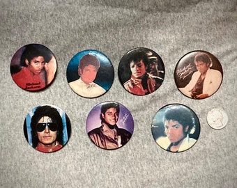 1980’s Authentic Michael Jackson Buttons