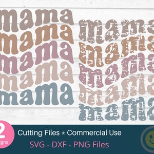 Mama SVG, Mom SVG, Retro Svg, Groovy Svg, Mother&#39;s Day Svg, Mom Life Svg, Mama Svg, Stacked Mama Svg, Trendy Svg, Boho Mama Svg, grunge