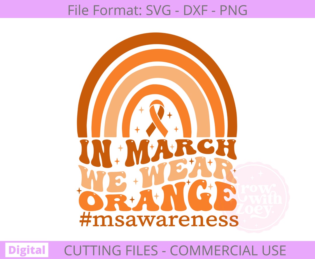 Multiple Sclerosis Awareness Svg, MS Warrior Svg, Awareness Svg ...